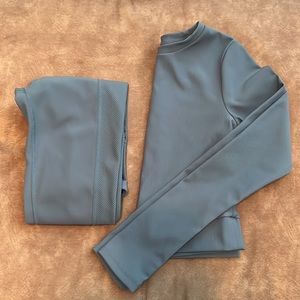 Athletic Legging and Crop Top 2 Piece Set NWOT